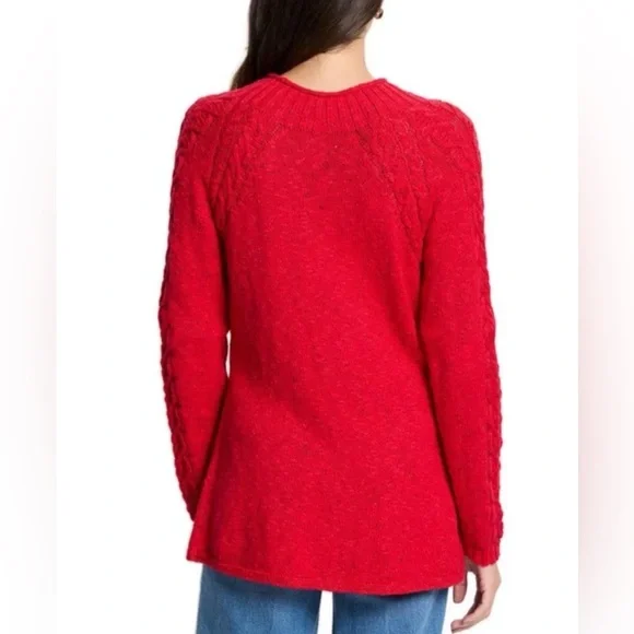 NWT NIC+ZOE Femme Cable Sweater - Picture 2 of 9